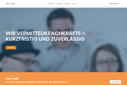 Abc Care - wir vermitteln Fachkräfte