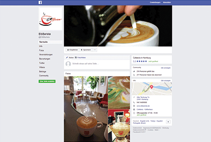 Elbbarista - Cafeteria in Hamburg