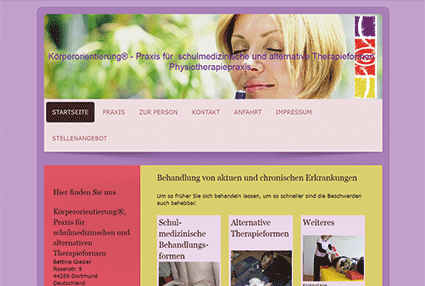 Körperorientierung - Praxis für Physiotherapiepraxis