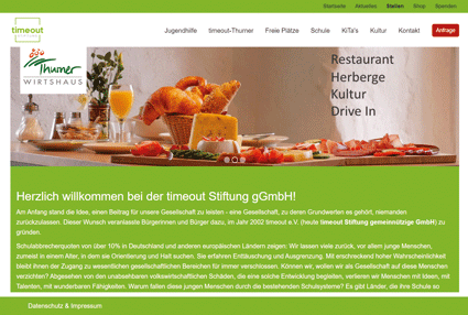 Willkommen bei der timeout Stiftung gGmbH